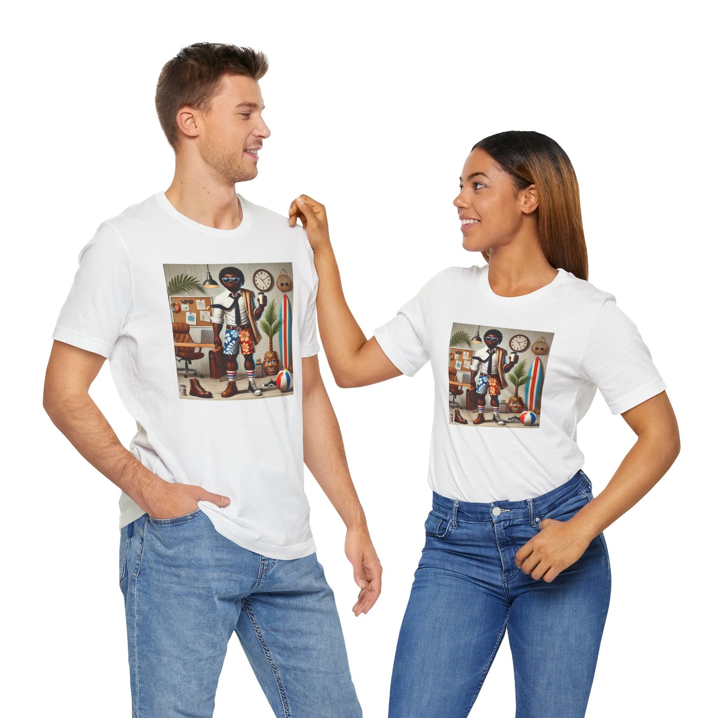 Whimsical Guy Unisex Tee - Weekend & Work