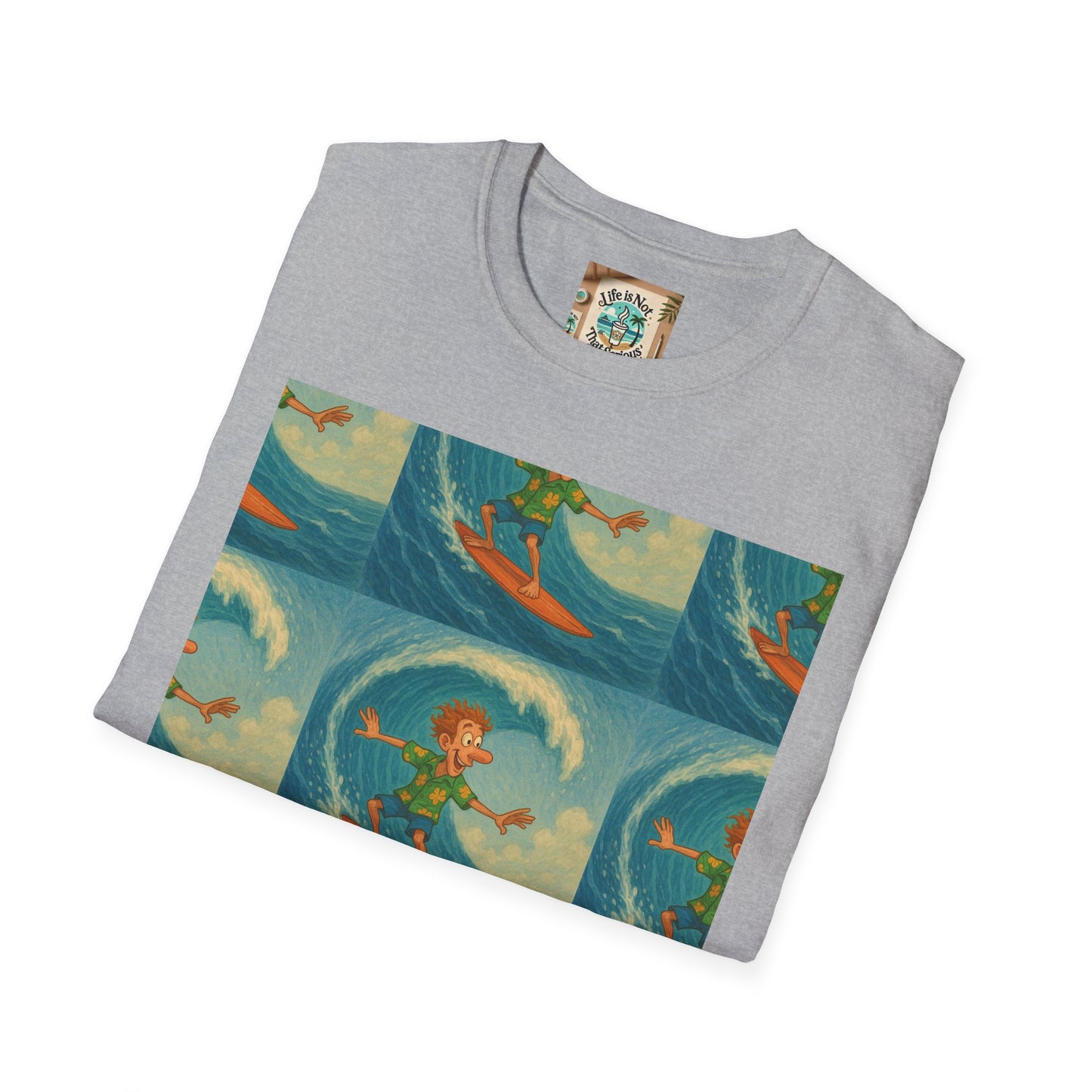 Surf Pattern T-Shirt