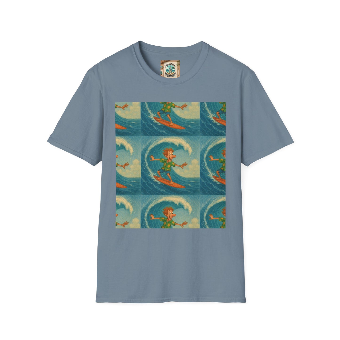 Surf Pattern T-Shirt