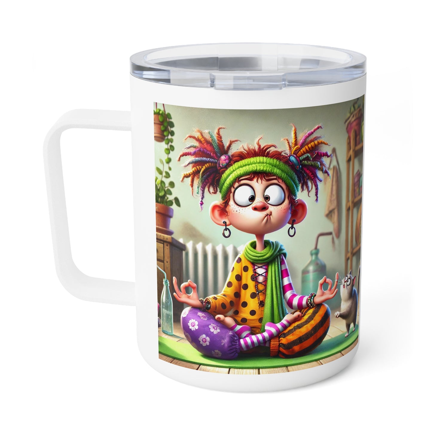 Yoga Girl Insulated Mug