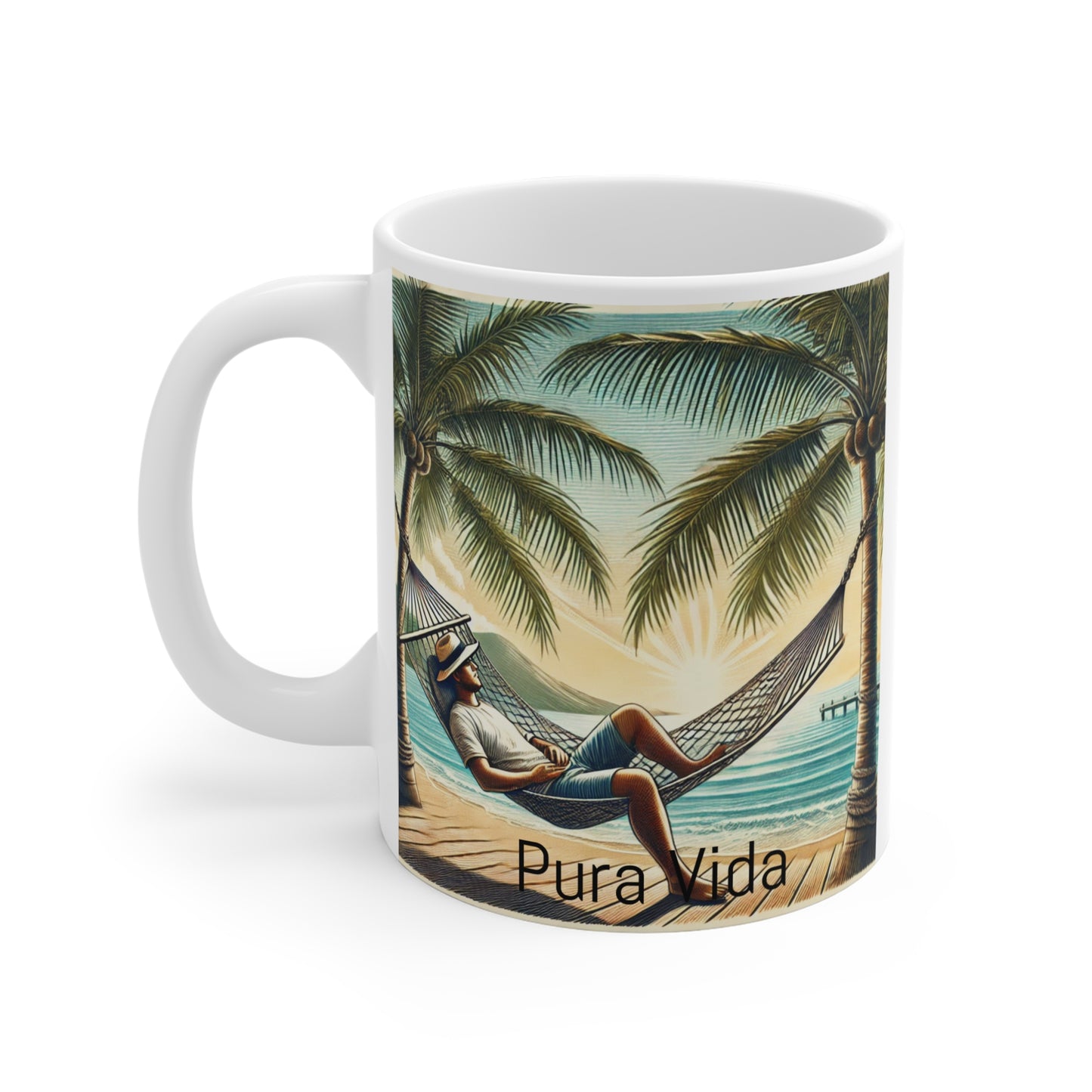 11oz Mug - Pura Vida Costa Rica Lifestyle Supporter