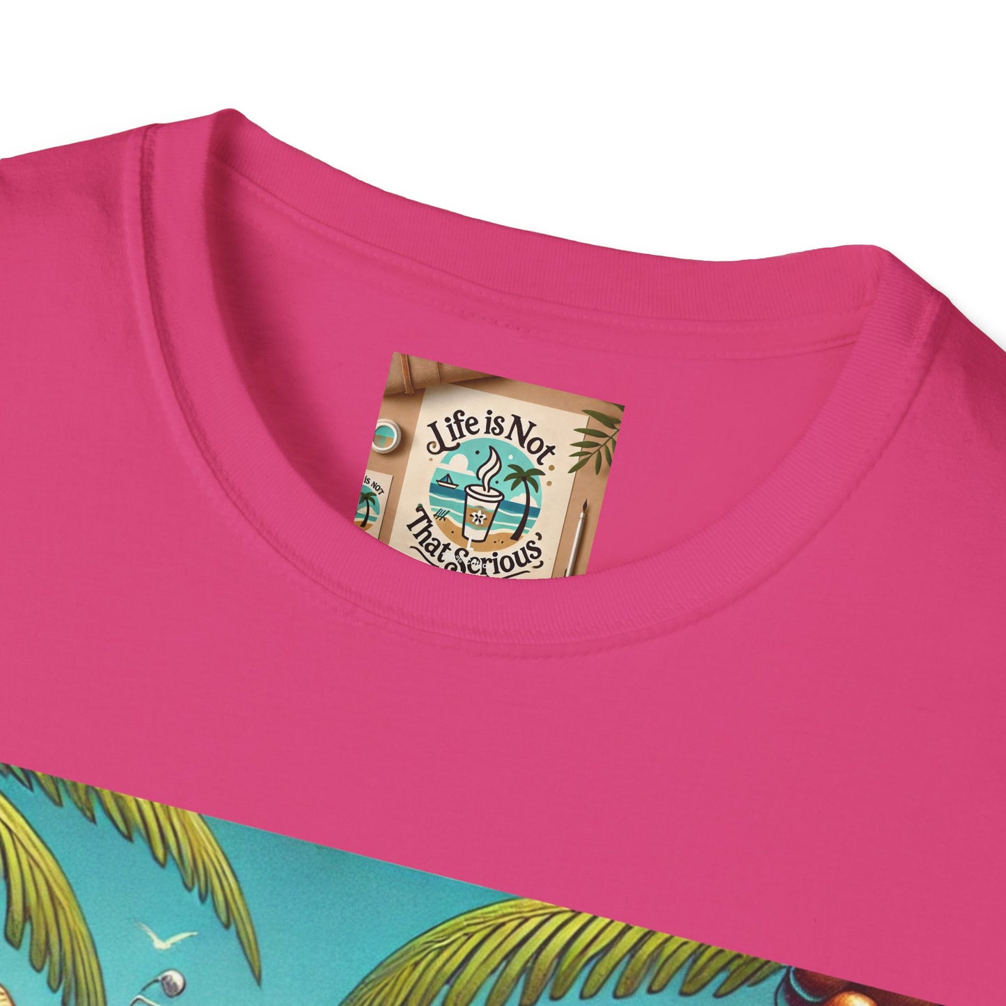 Beach Lovers T-Shirt - Guy Relaxing in a Hammock at the Beach