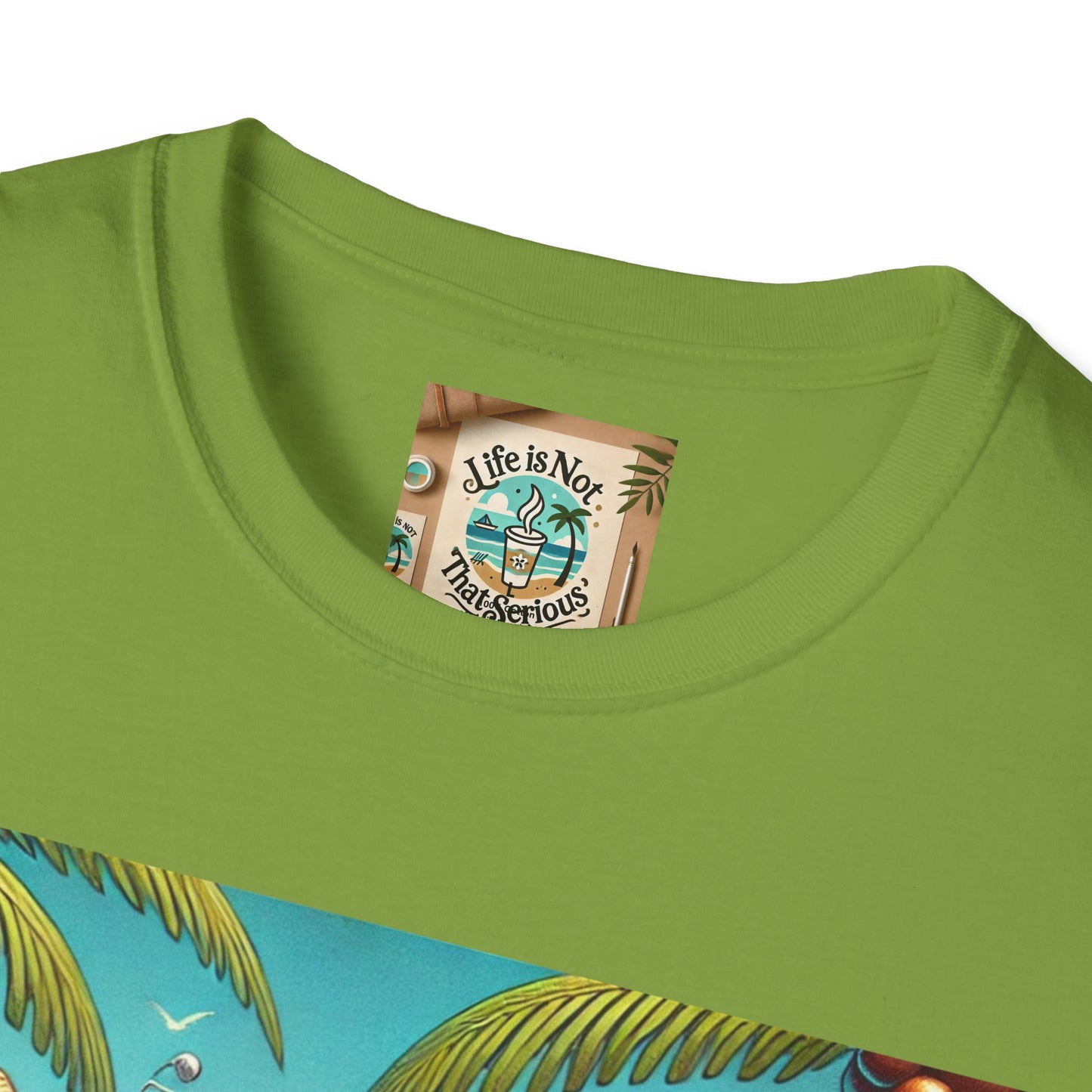Beach Lovers T-Shirt - Guy Relaxing in a Hammock at the Beach