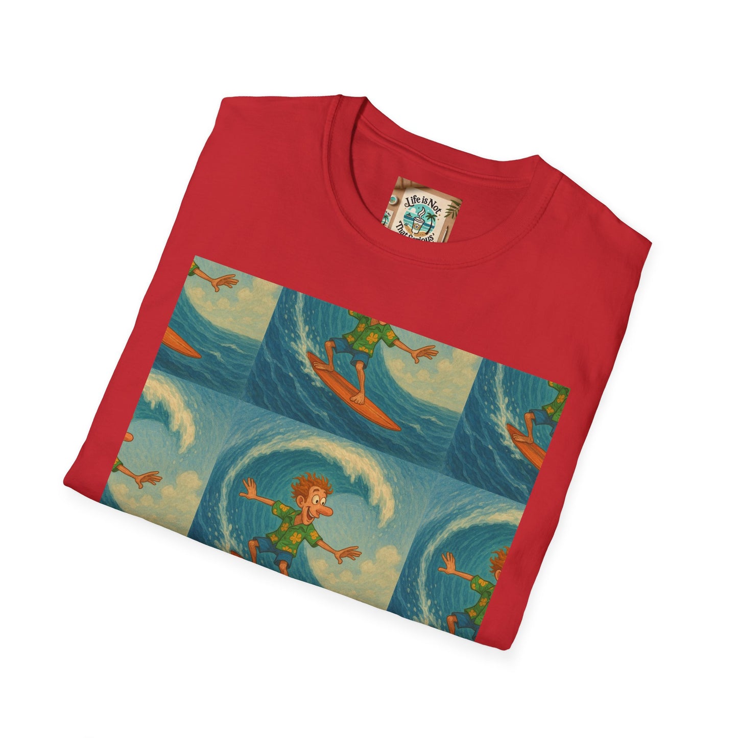 Surf Pattern T-Shirt