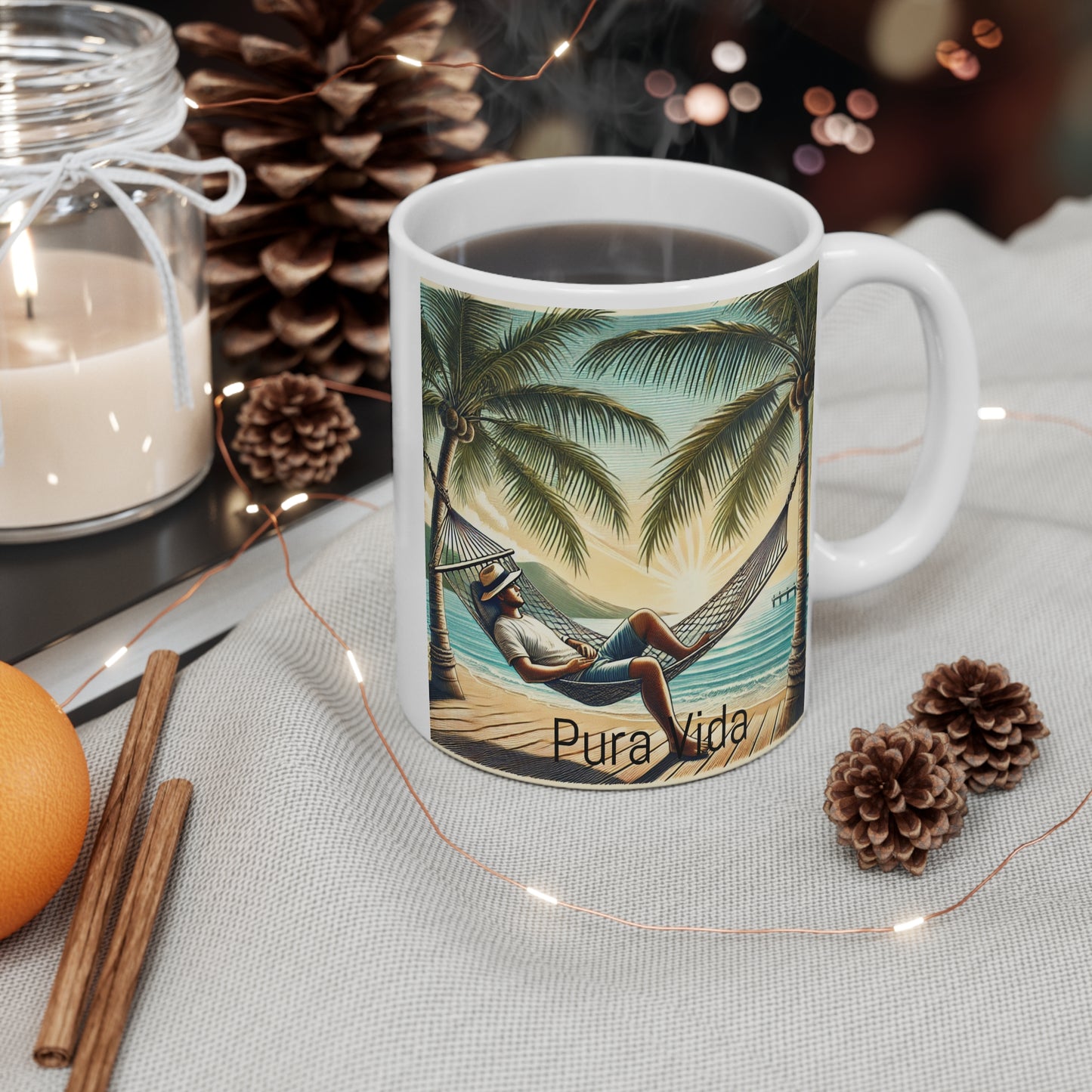 11oz Mug - Pura Vida Costa Rica Lifestyle Supporter