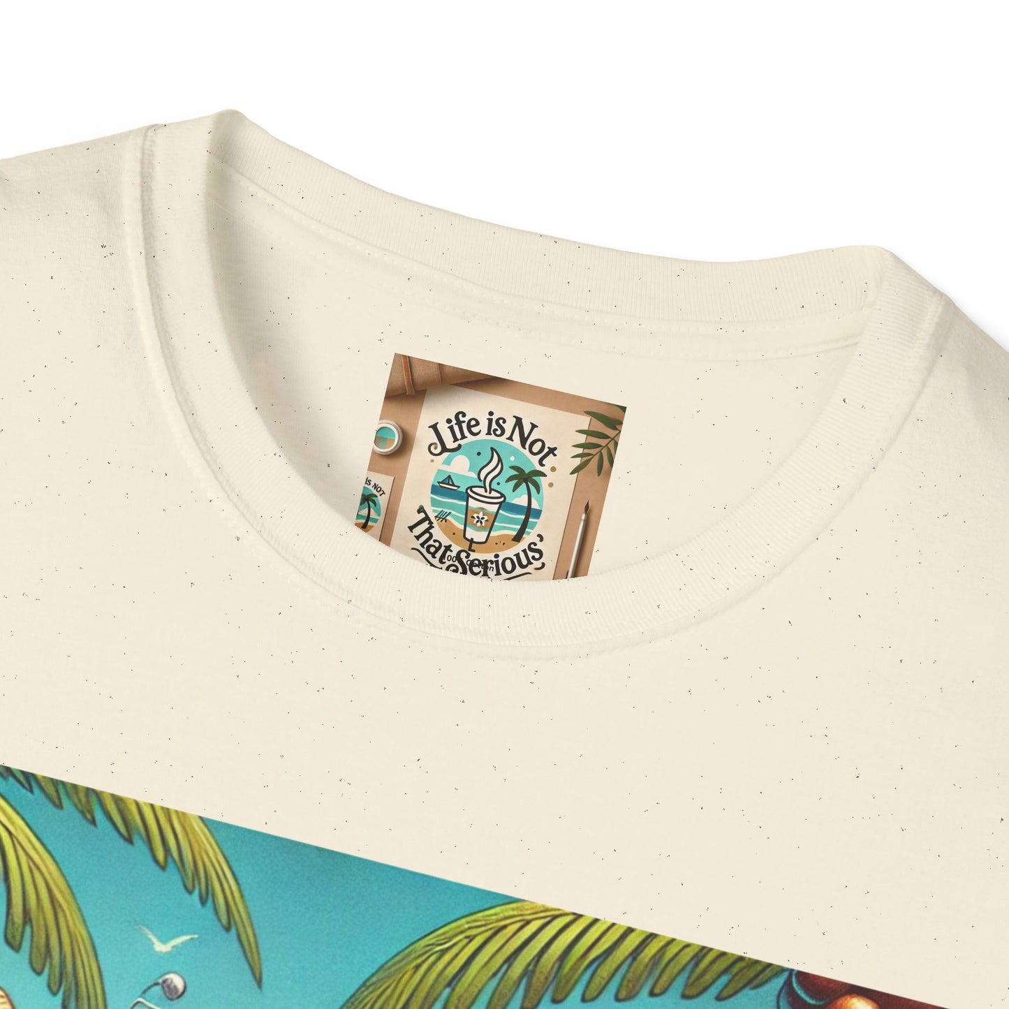 Beach Lovers T-Shirt - Guy Relaxing in a Hammock at the Beach