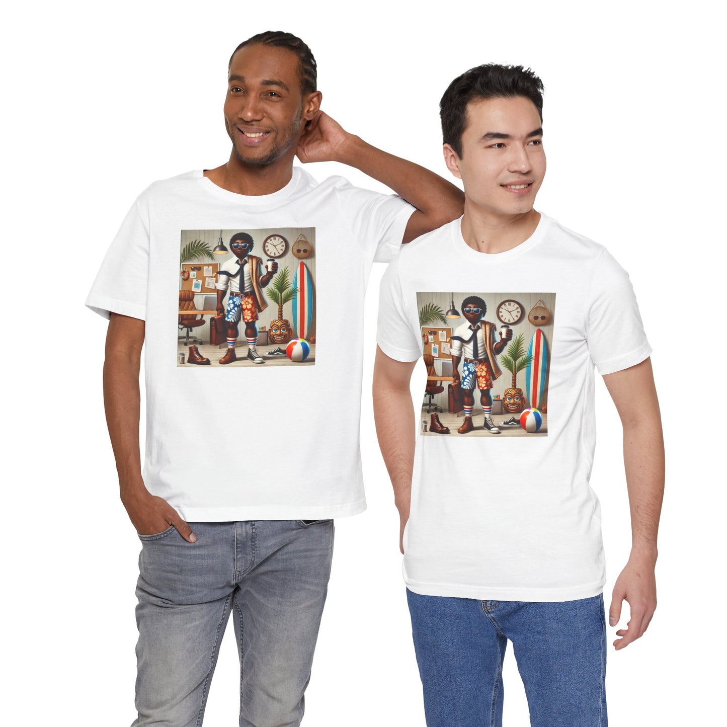 Whimsical Guy Unisex Tee - Weekend & Work