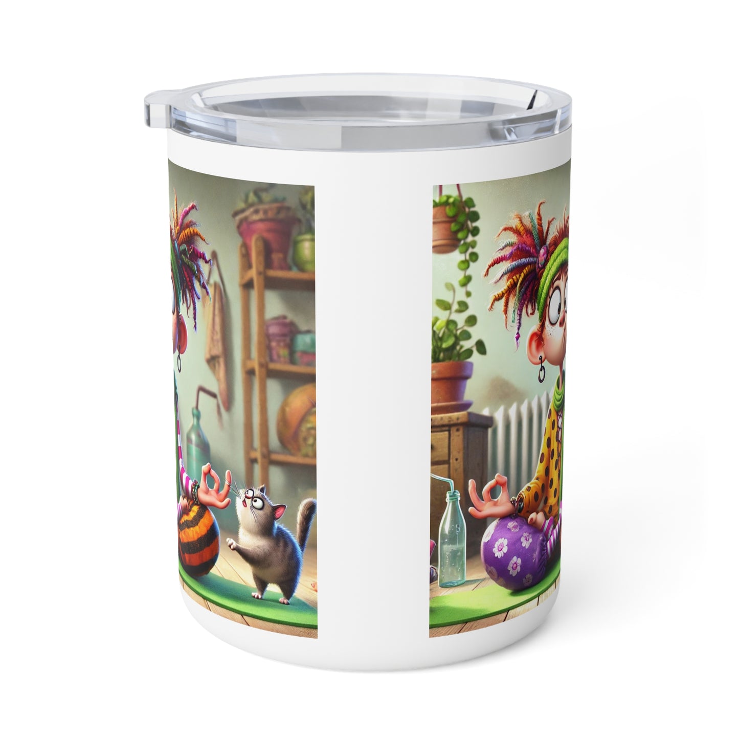 Yoga Girl Insulated Mug
