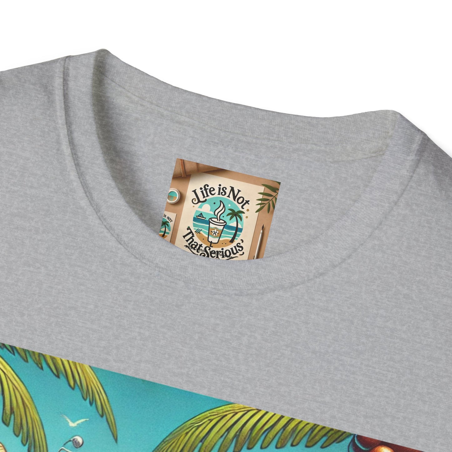 Beach Lovers T-Shirt - Guy Relaxing in a Hammock at the Beach