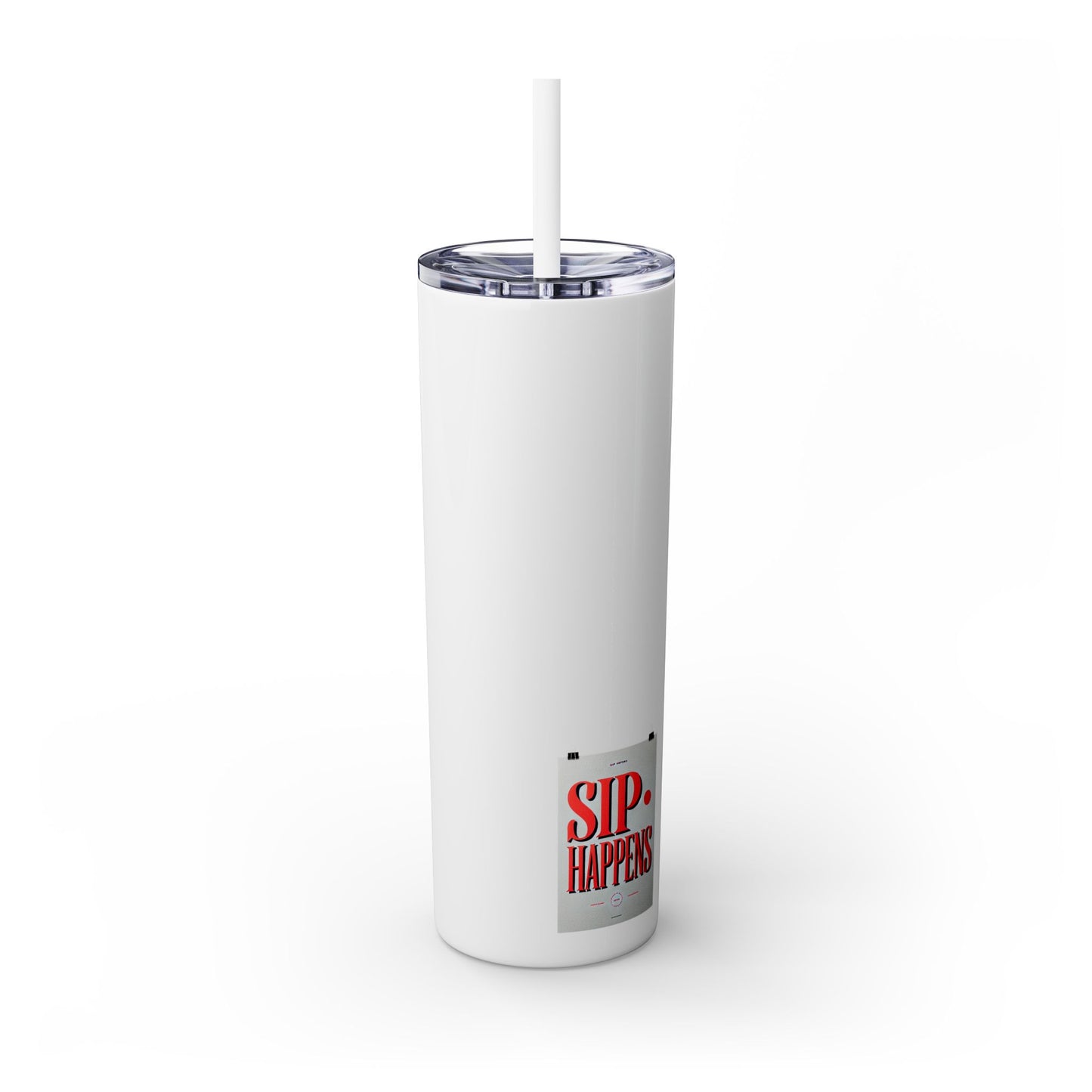 Skinny Tumbler with Straw, 20oz