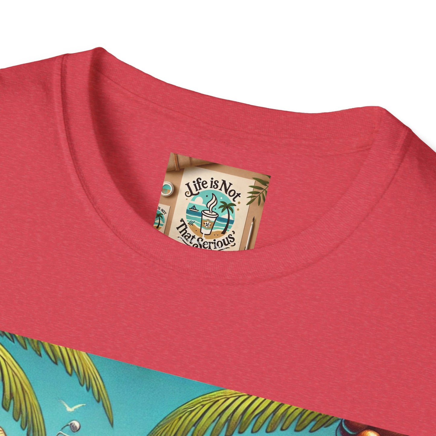 Beach Lovers T-Shirt - Guy Relaxing in a Hammock at the Beach