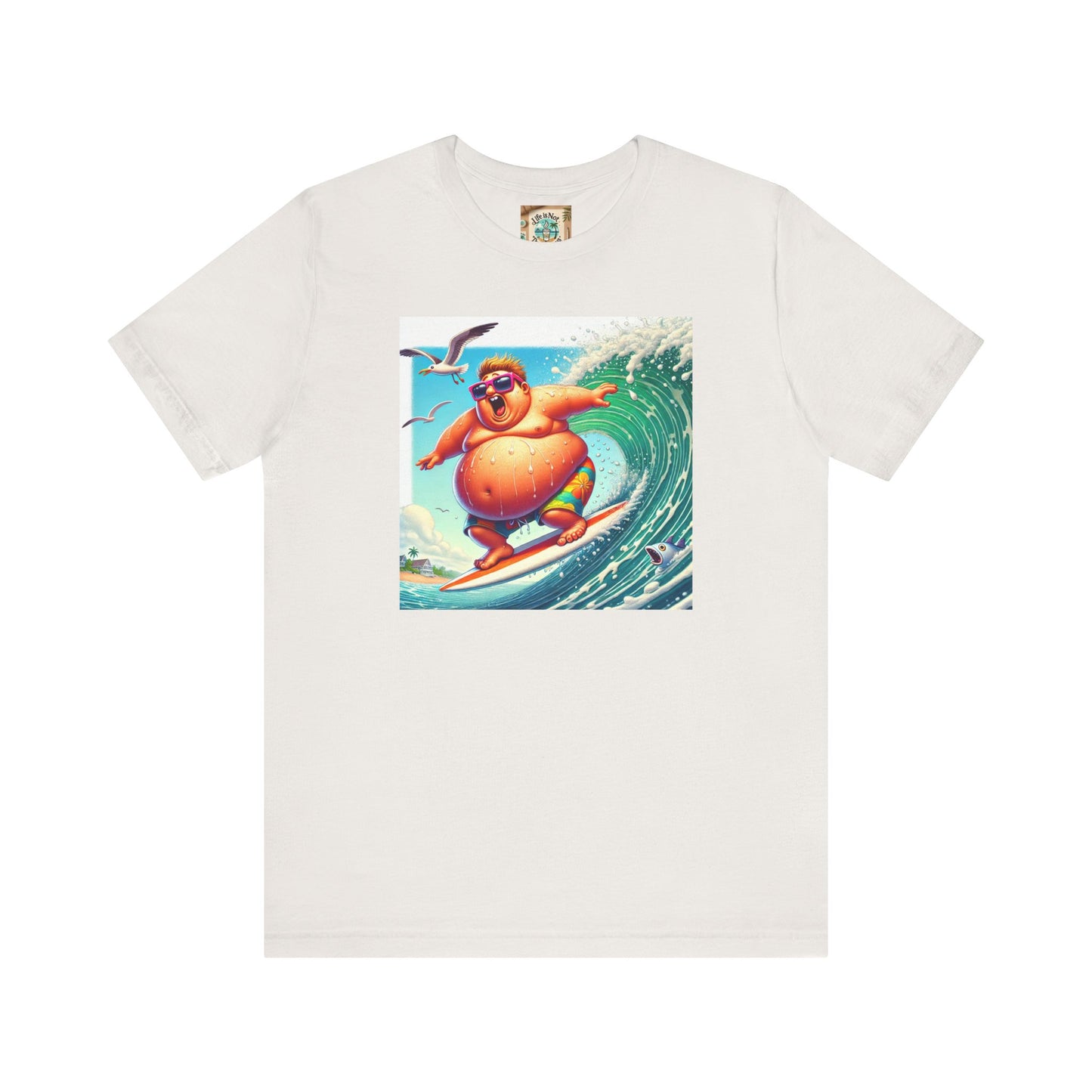 Surfing Fun Unisex Jersey Tee - Playful Beach Vibes Shirt
