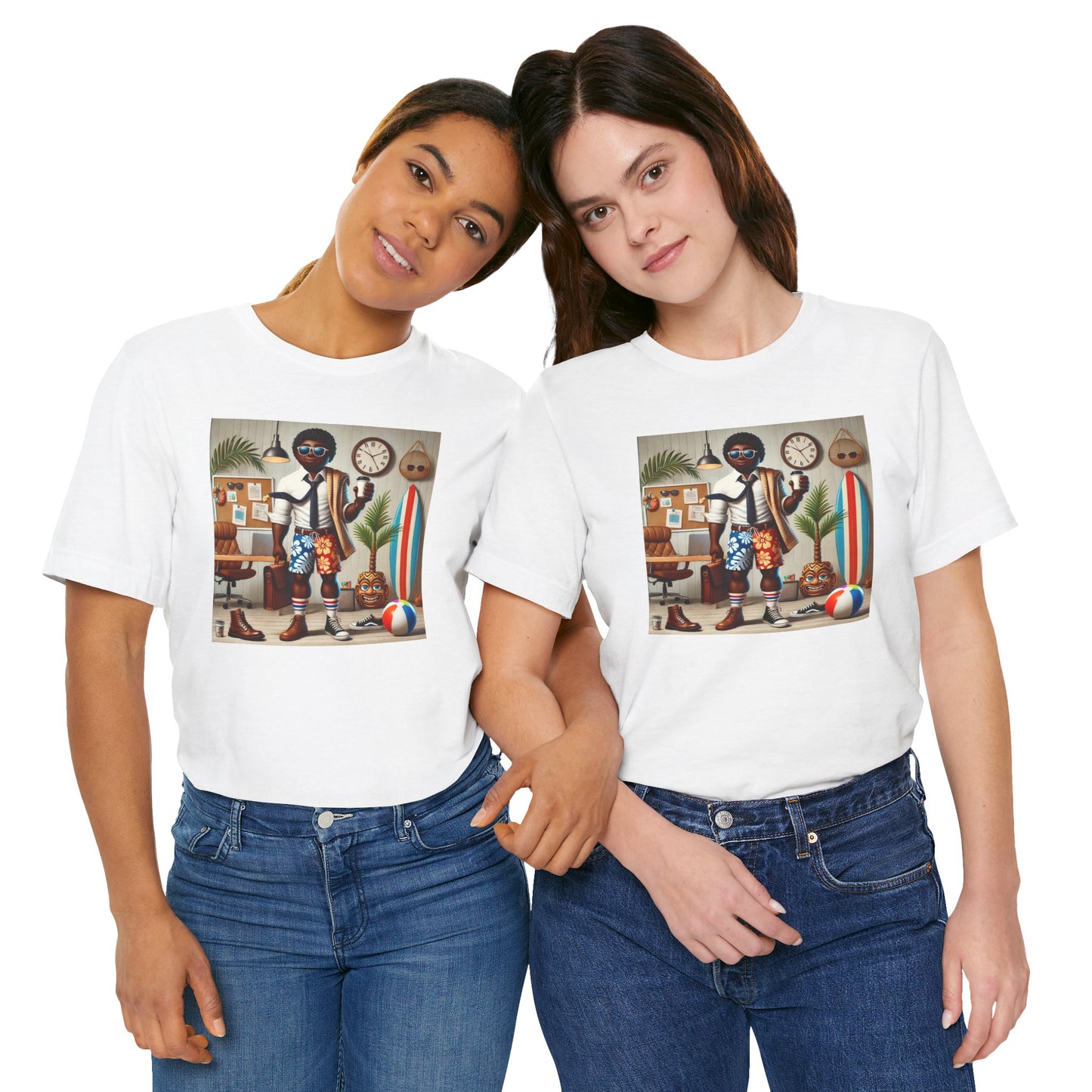 Whimsical Guy Unisex Tee - Weekend & Work