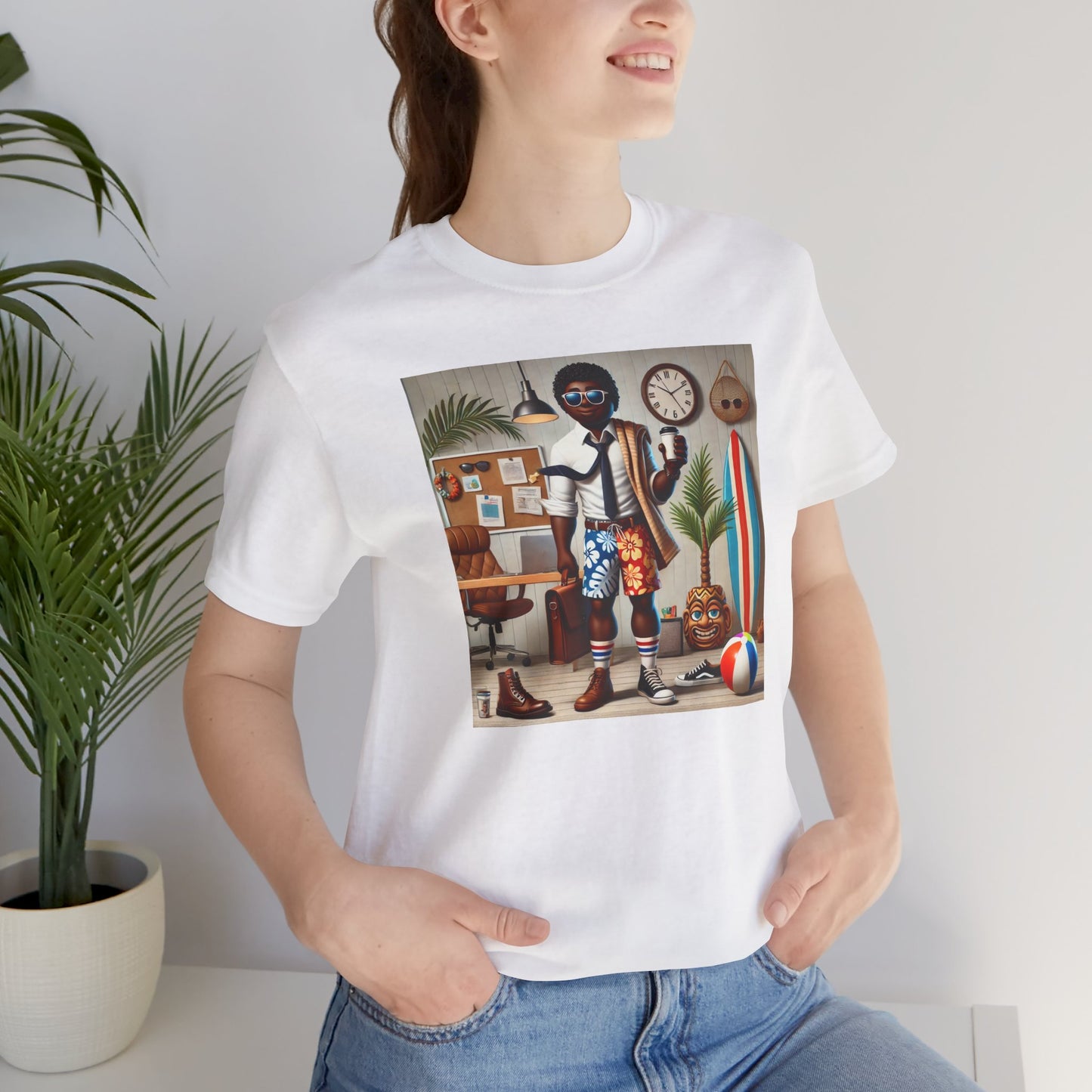 Whimsical Guy Unisex Tee - Weekend & Work