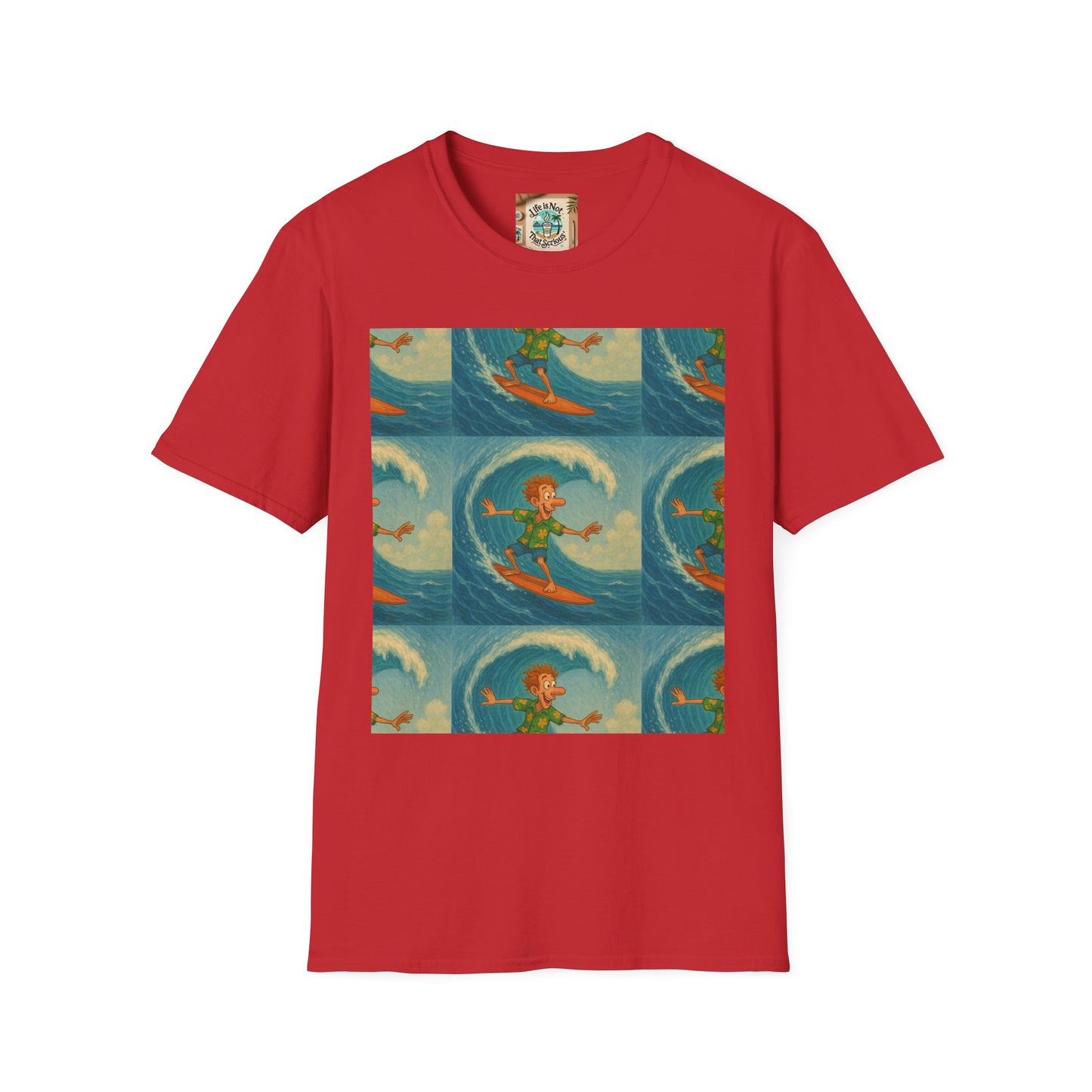 Surf Pattern T-Shirt