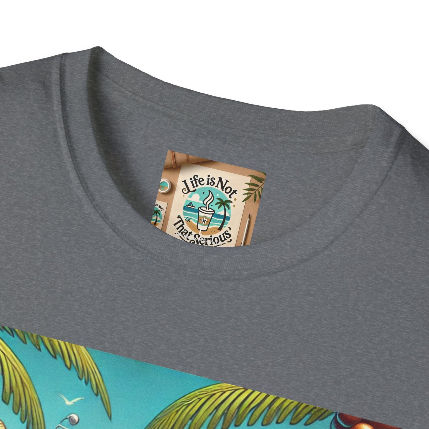 Beach Lovers T-Shirt - Guy Relaxing in a Hammock at the Beach