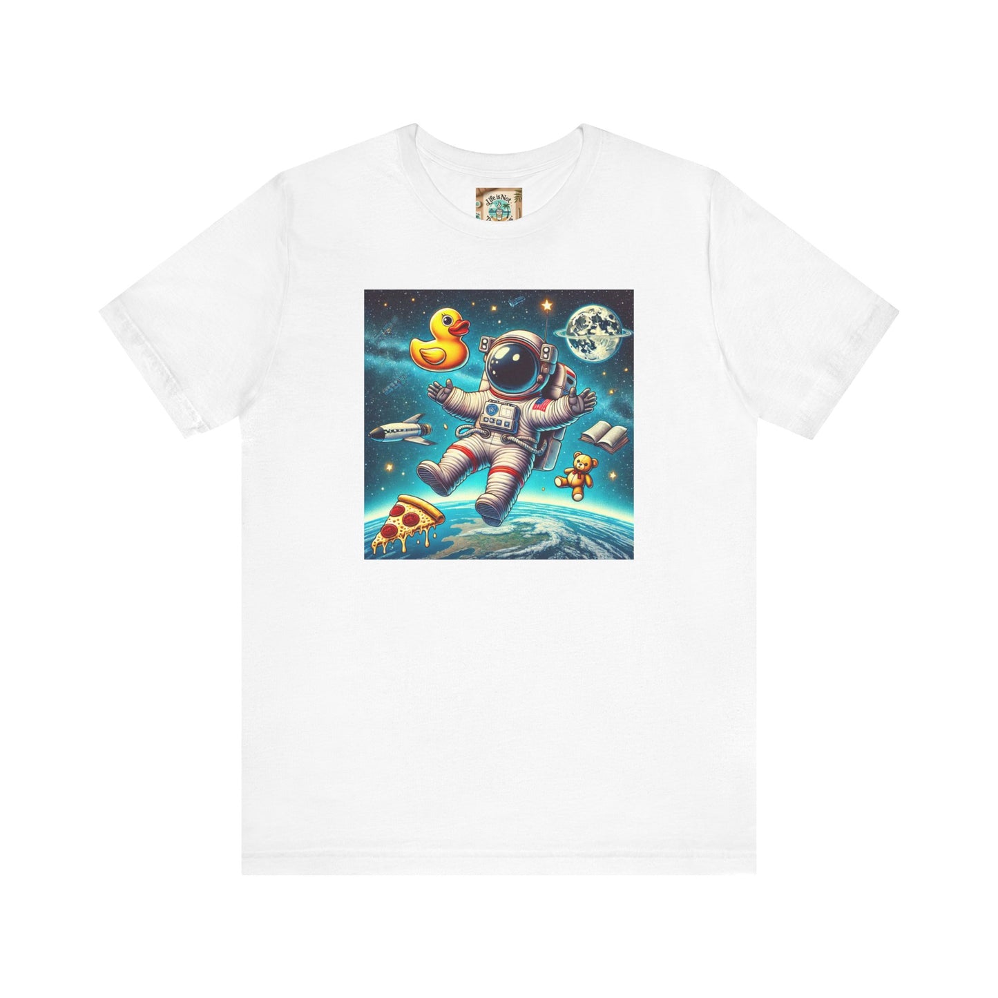 Astronaut Pizza T-Shirt