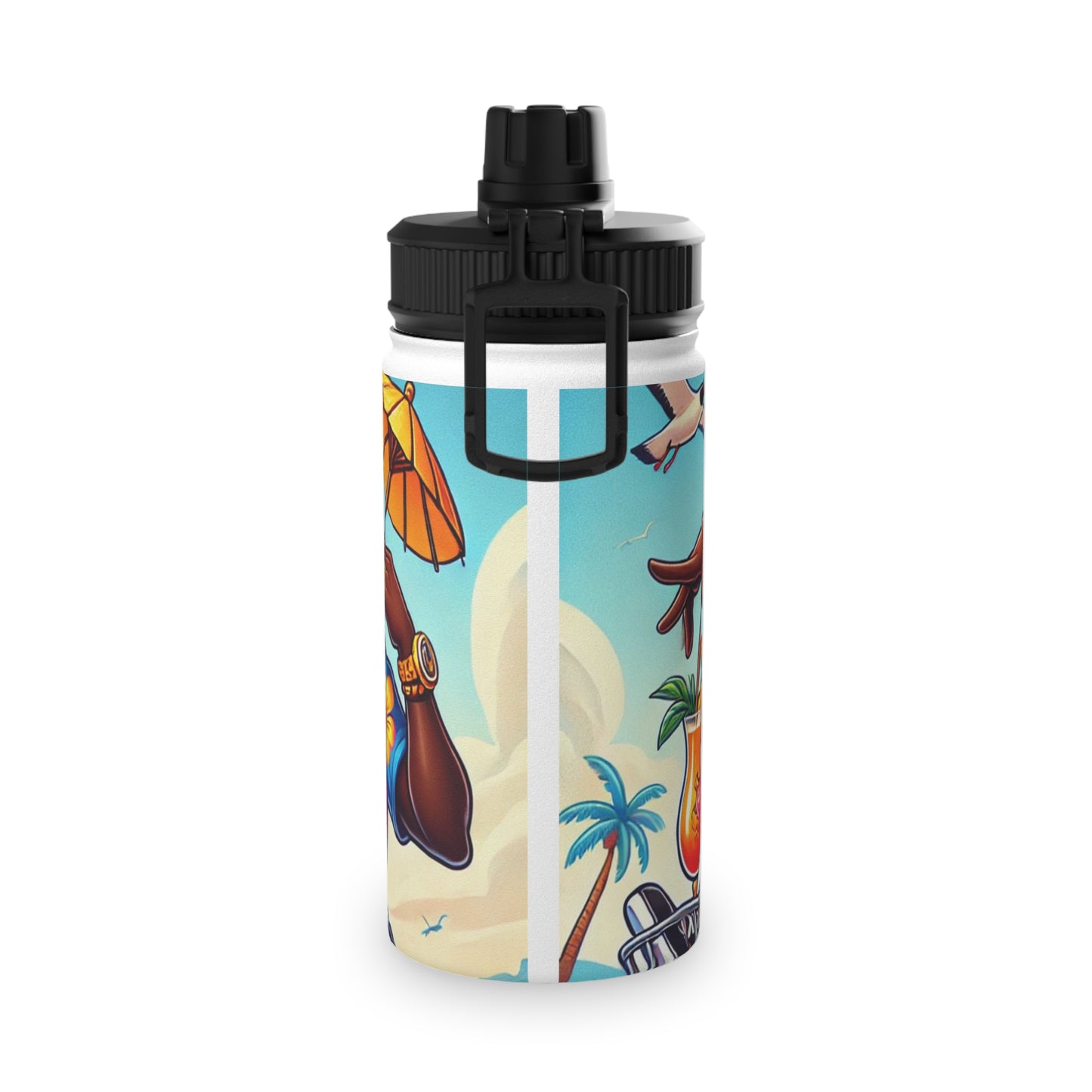 Stainless Steel Water Bottle, Sports Lid