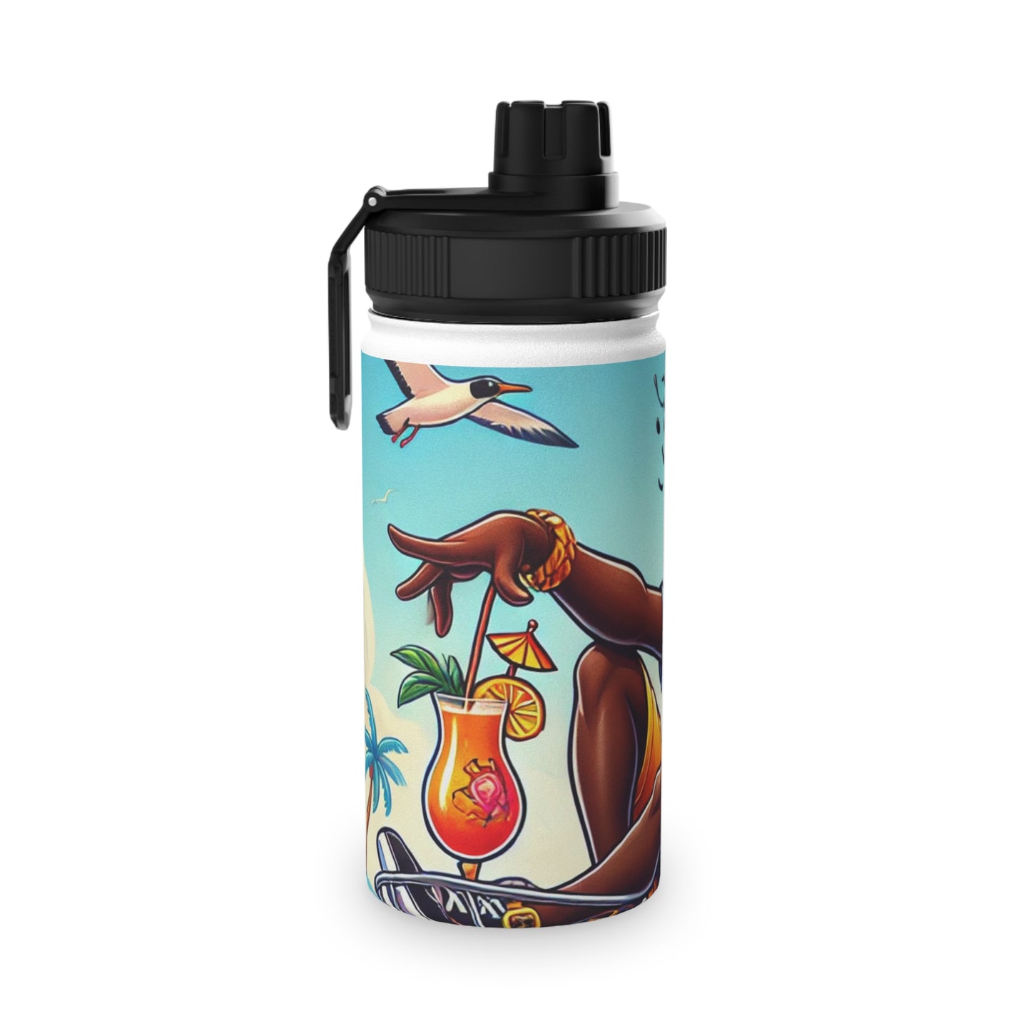 Stainless Steel Water Bottle, Sports Lid