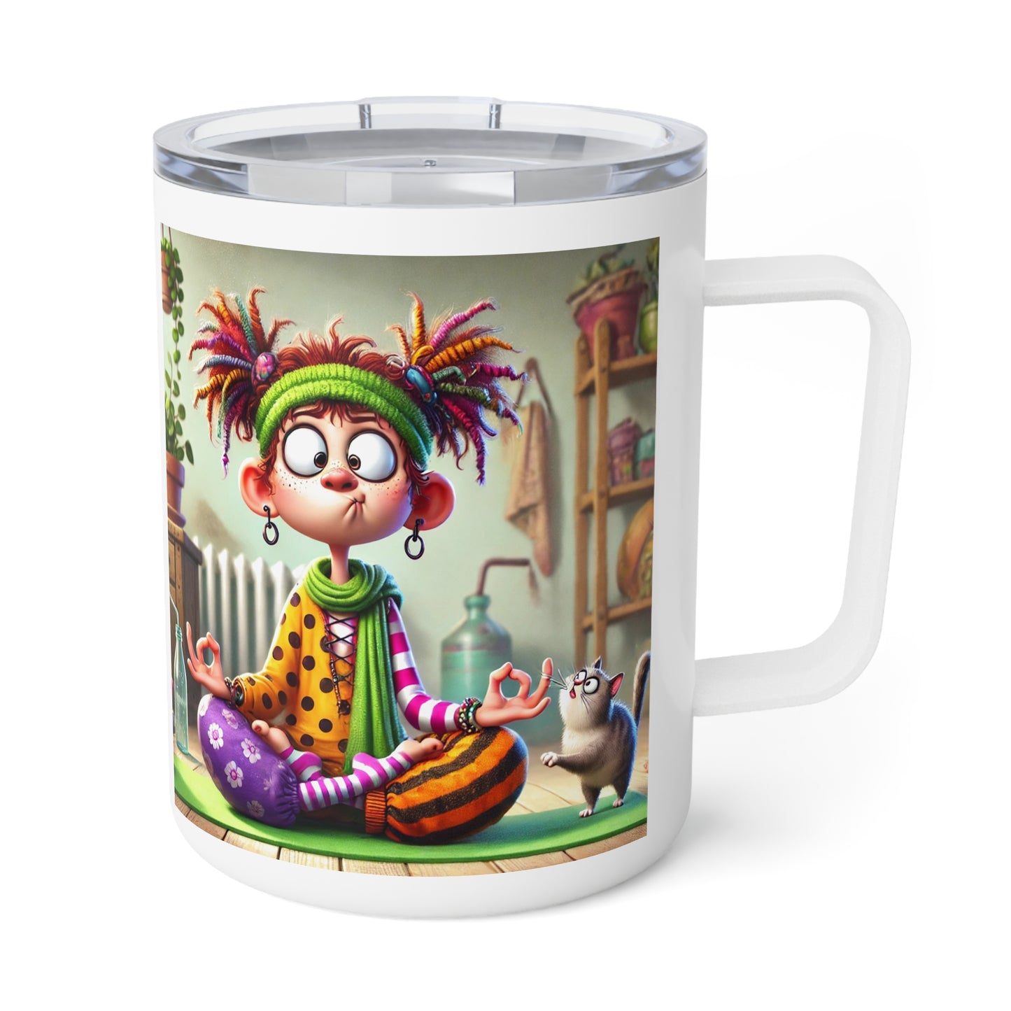 Yoga Girl Insulated Mug
