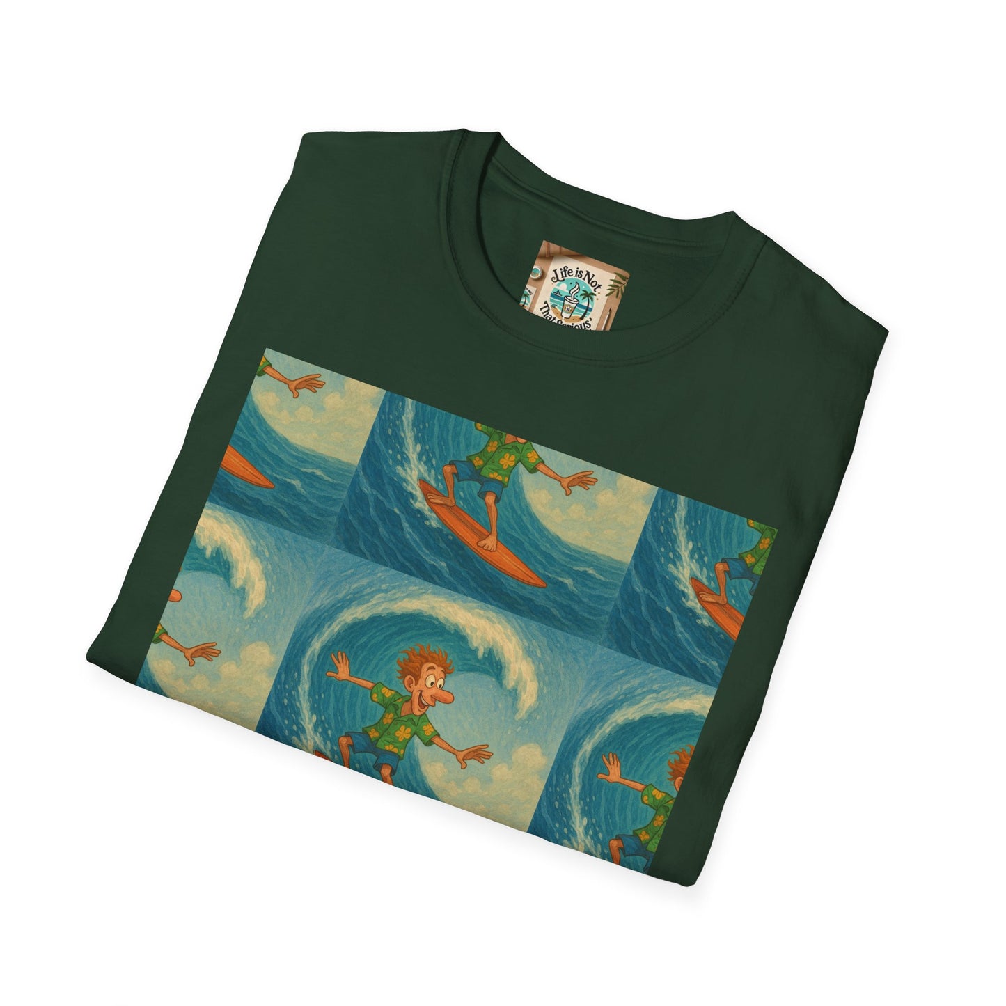 Surf Pattern T-Shirt