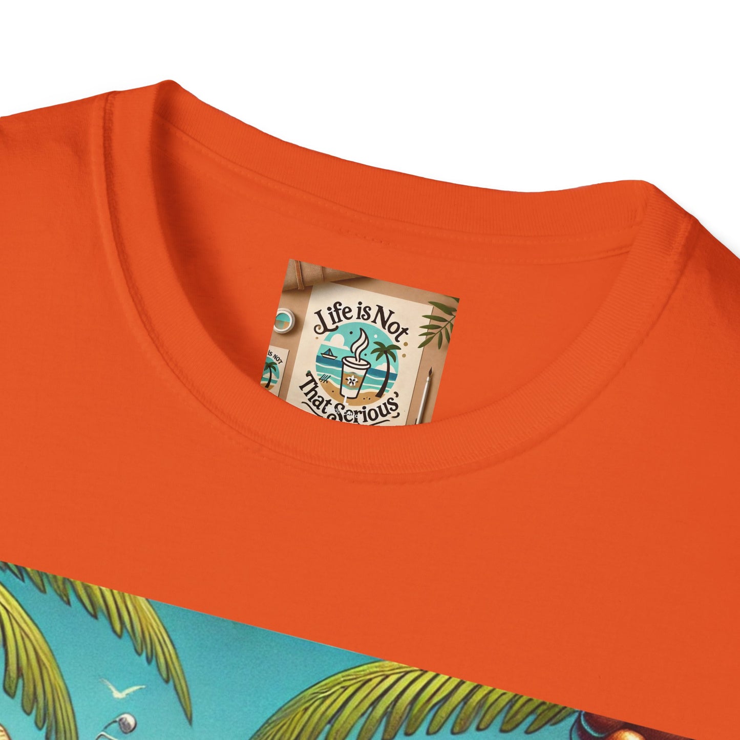 Beach Lovers T-Shirt - Guy Relaxing in a Hammock at the Beach