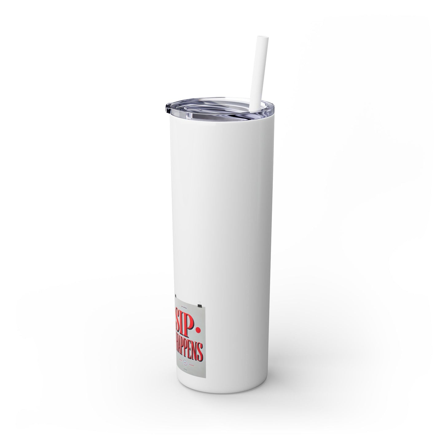 Skinny Tumbler with Straw, 20oz