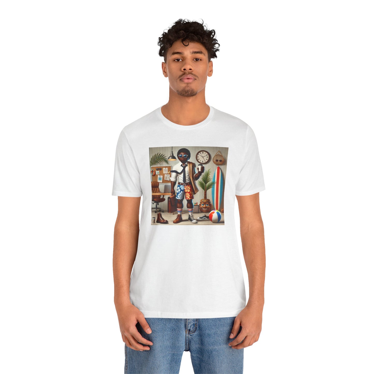 Whimsical Guy Unisex Tee - Weekend & Work