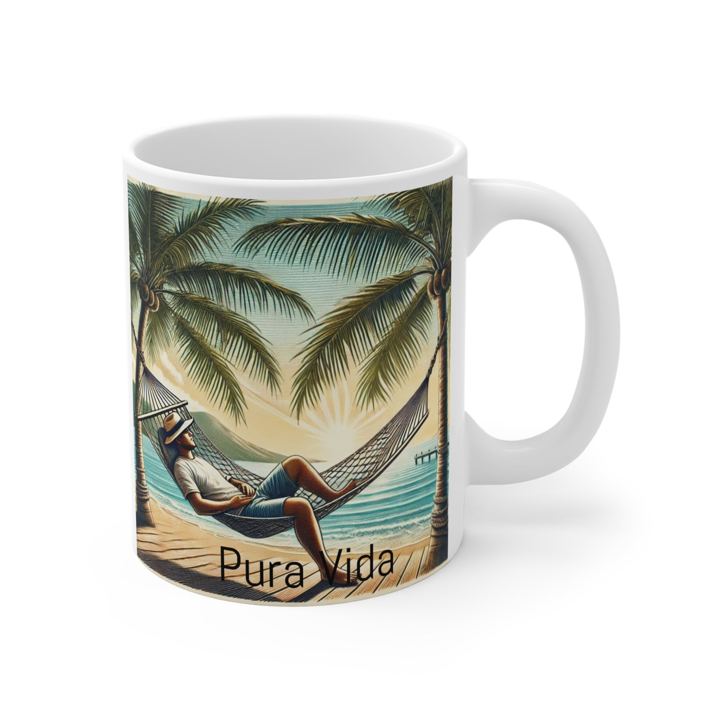 11oz Mug - Pura Vida Costa Rica Lifestyle Supporter