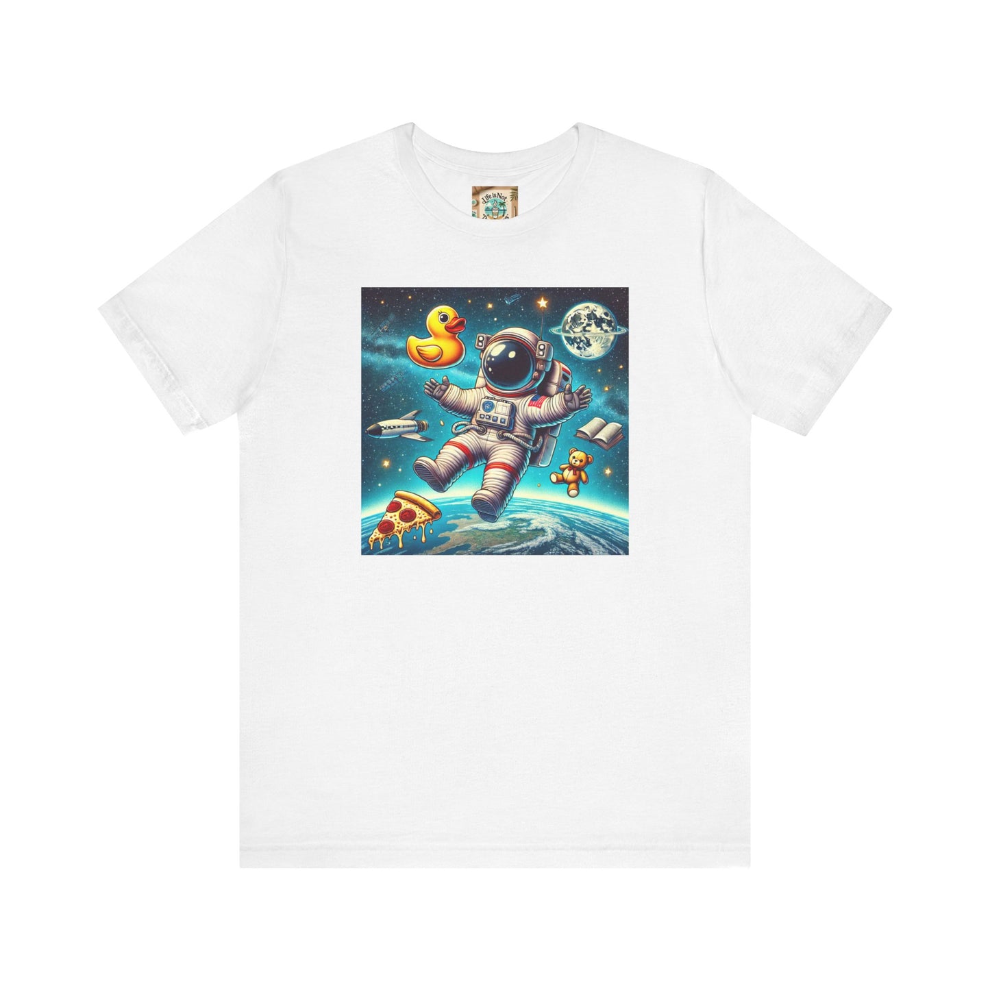 Astronaut Pizza T-Shirt