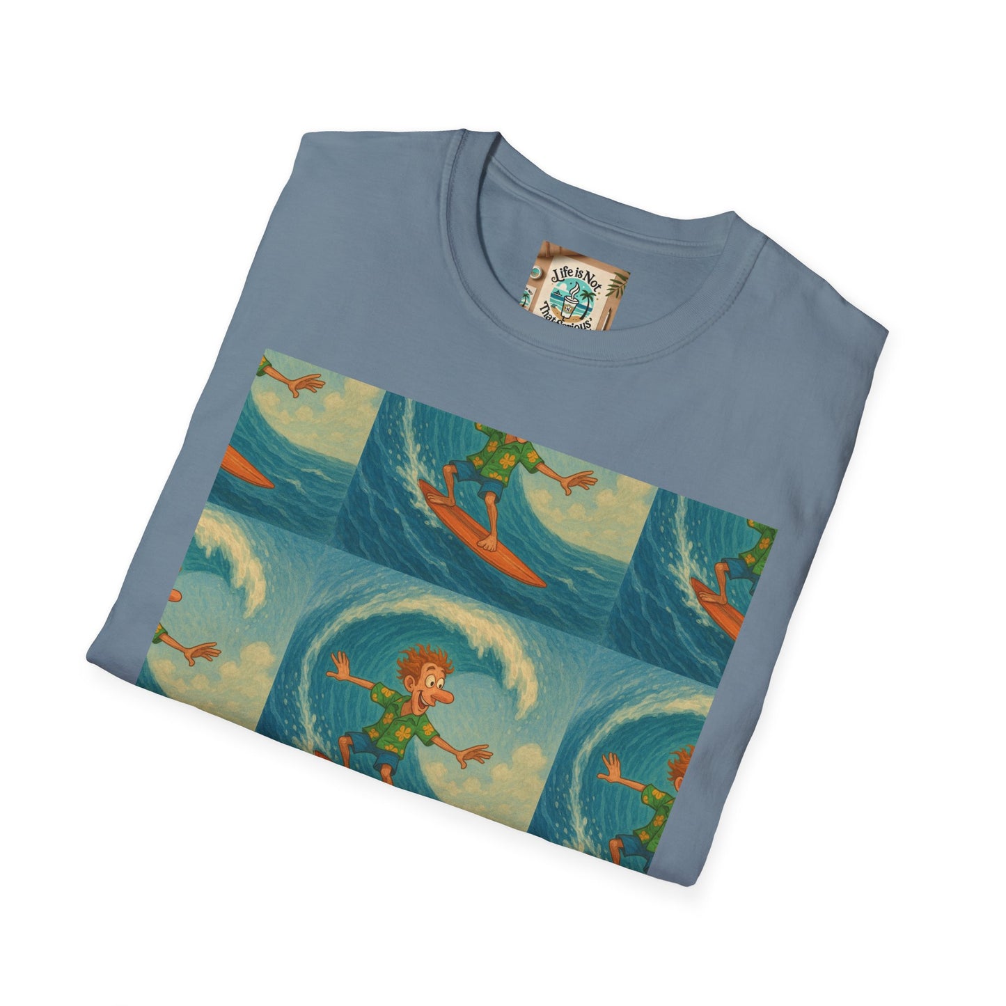 Surf Pattern T-Shirt