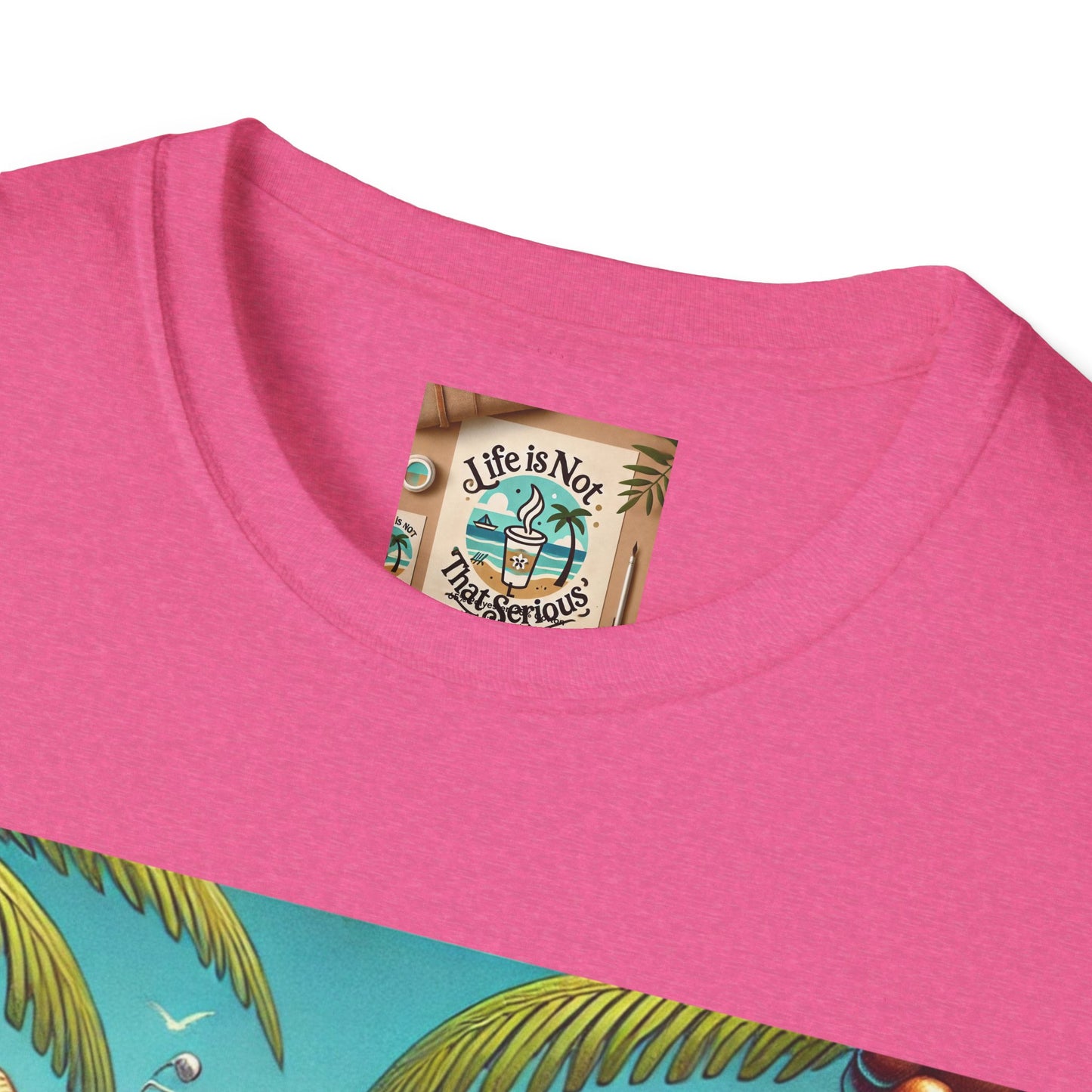 Beach Lovers T-Shirt - Guy Relaxing in a Hammock at the Beach