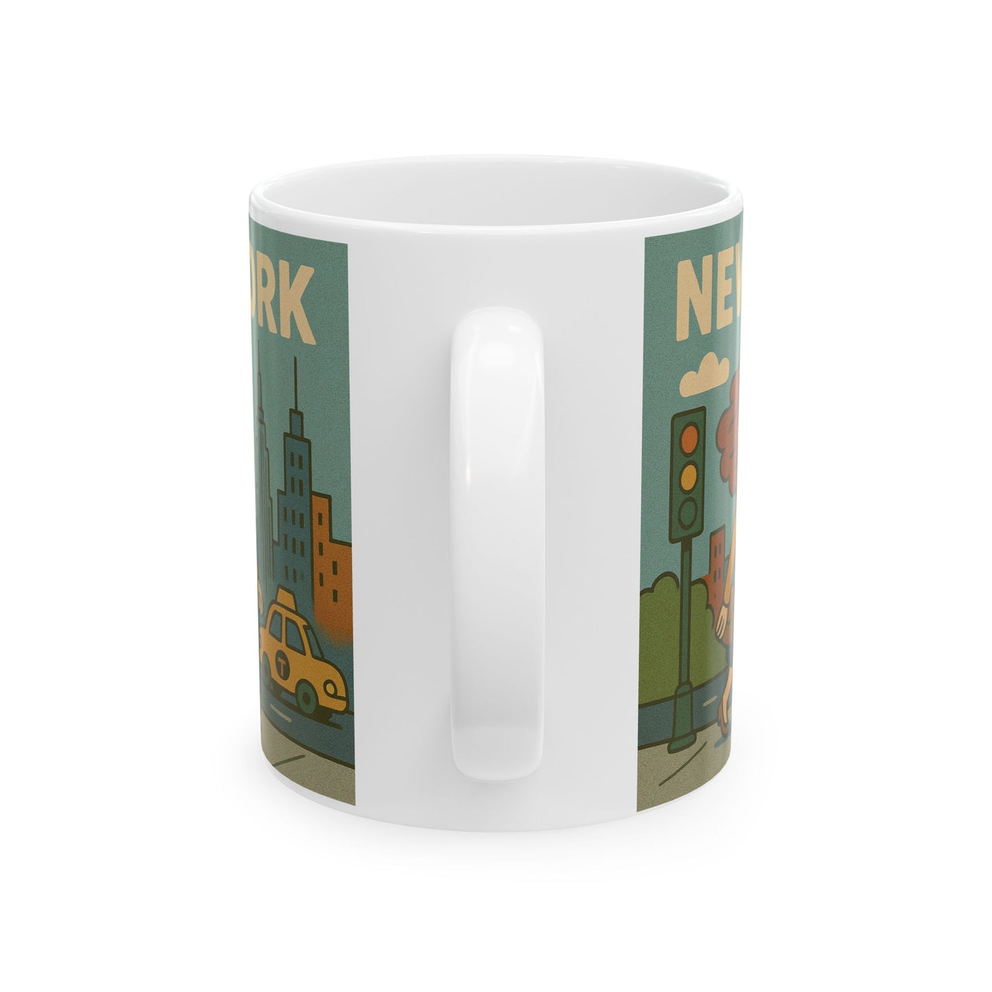 Mug - Today is a Nice Day for a Walk in New York Ceramic Mug