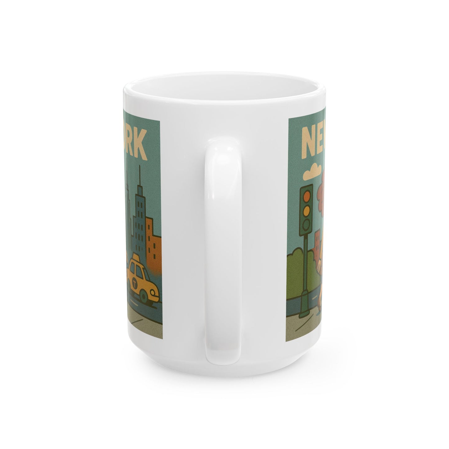 Mug - Today is a Nice Day for a Walk in New York Ceramic Mug
