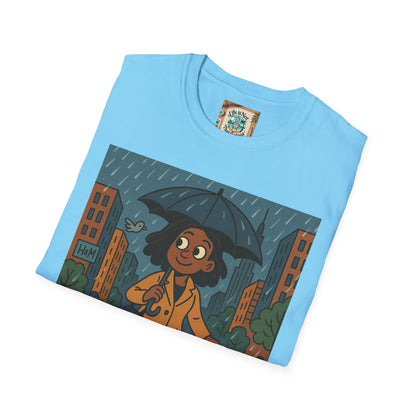 Graphic Tee - Raining in New York and still smiling Life is not that serious