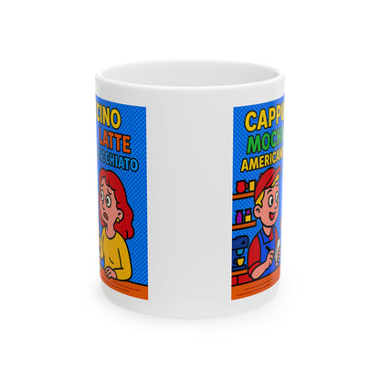 Coffee Lover Mug - Lady Confused by Coffee Choices