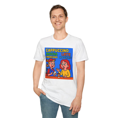 Coffee Lovers T-Shirt, Fun Drink Graphic Tee, Gift for Baristas, Casual Wear, Cozy Apparel, Perfect for Coffee Days