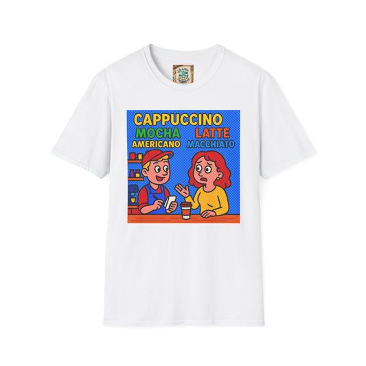 Coffee Lovers T-Shirt, Fun Drink Graphic Tee, Gift for Baristas, Casual Wear, Cozy Apparel, Perfect for Coffee Days