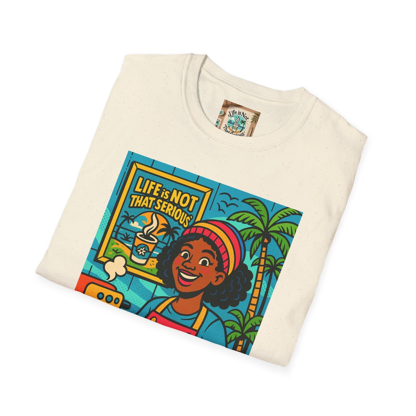 Coffee Barista Unisex T-Shirt - Nice Barista Making Coffee Design