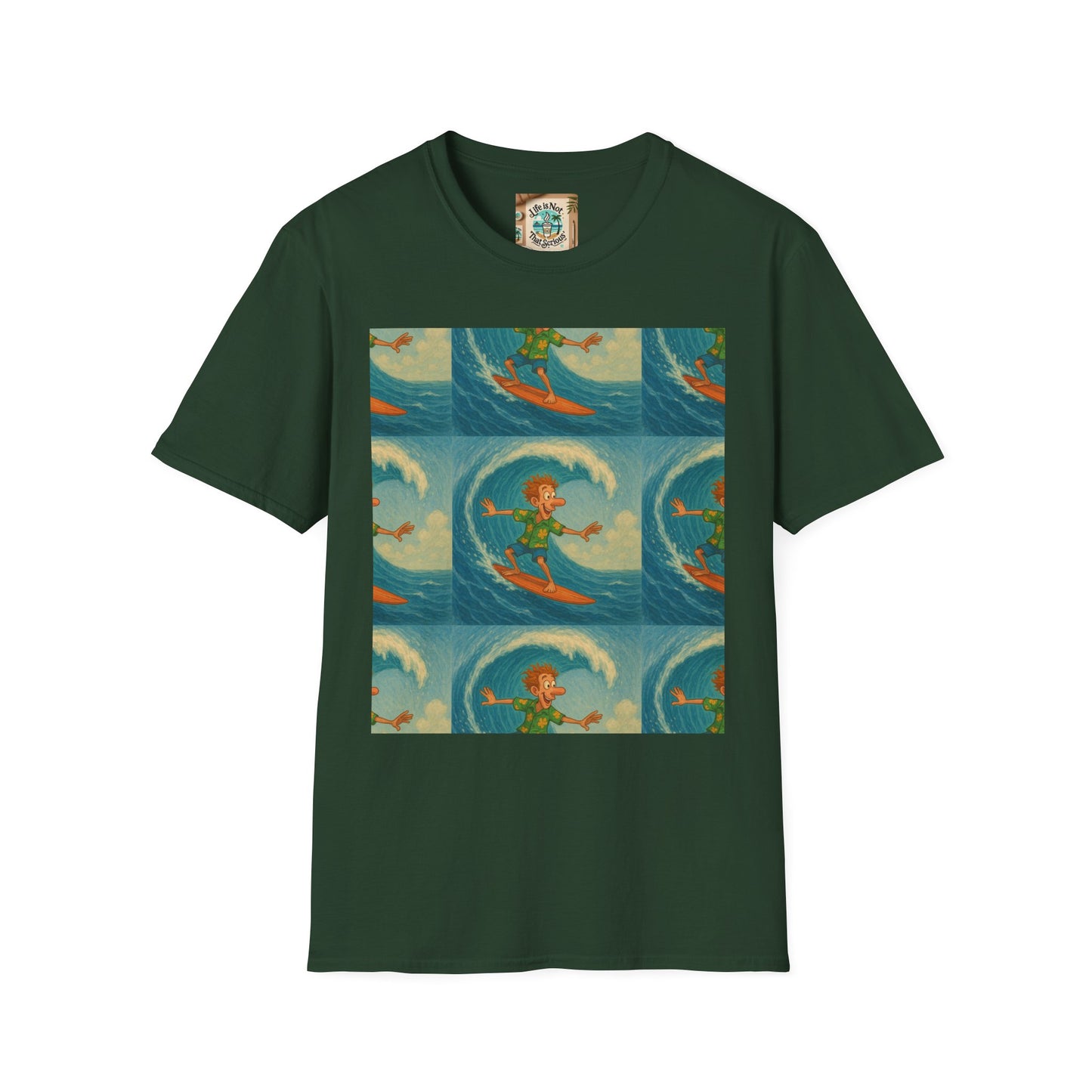 Surf Pattern T-Shirt