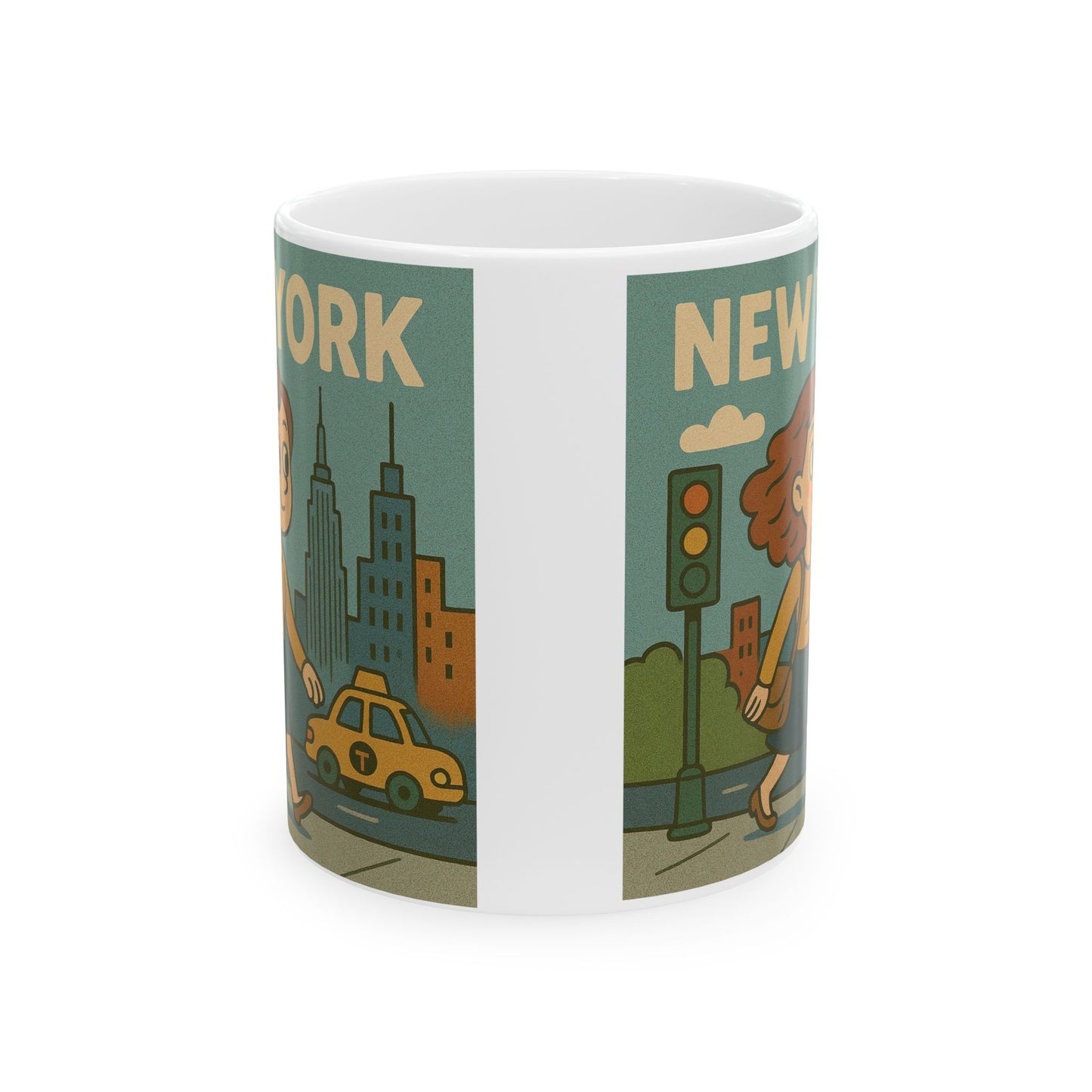 Mug - Today is a Nice Day for a Walk in New York Ceramic Mug