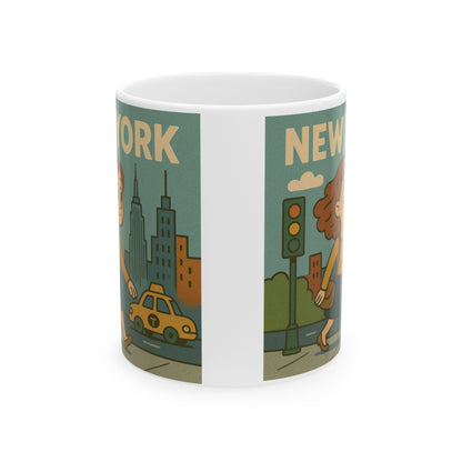Mug - Today is a Nice Day for a Walk in New York Ceramic Mug