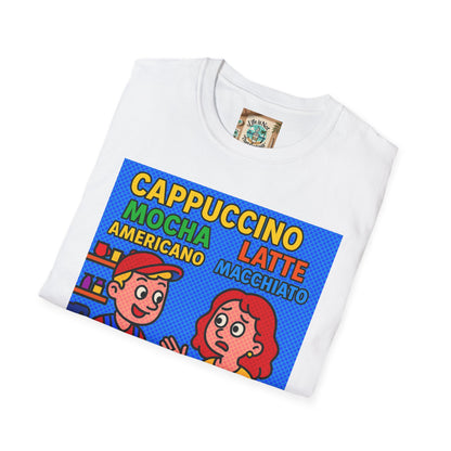 Coffee Lovers T-Shirt, Fun Drink Graphic Tee, Gift for Baristas, Casual Wear, Cozy Apparel, Perfect for Coffee Days